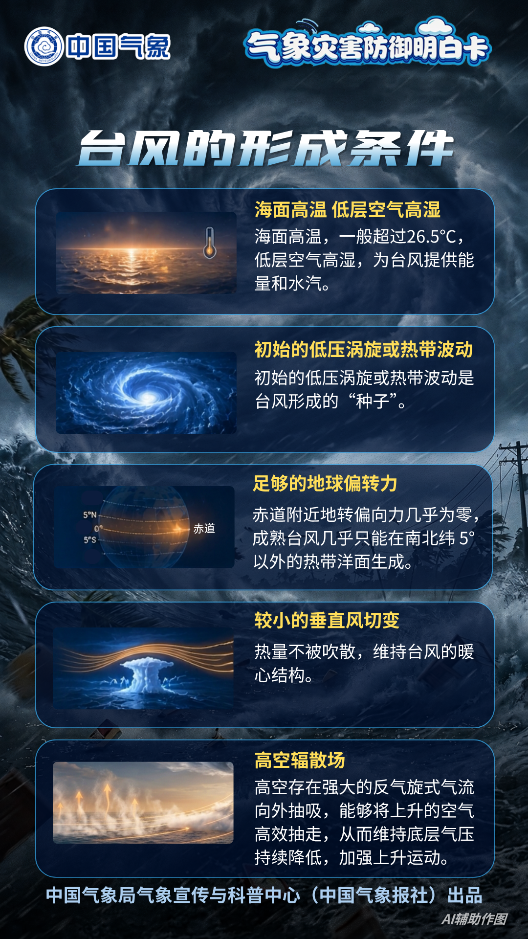 台风的形成条件