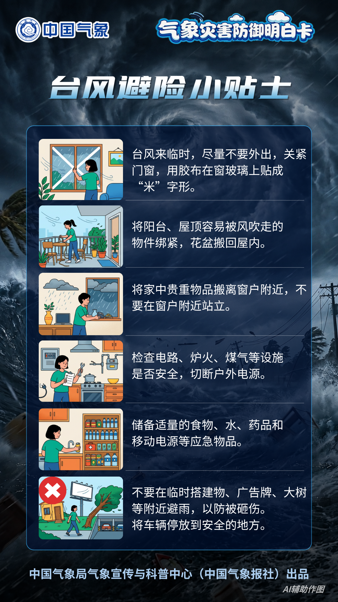 台风避险提示